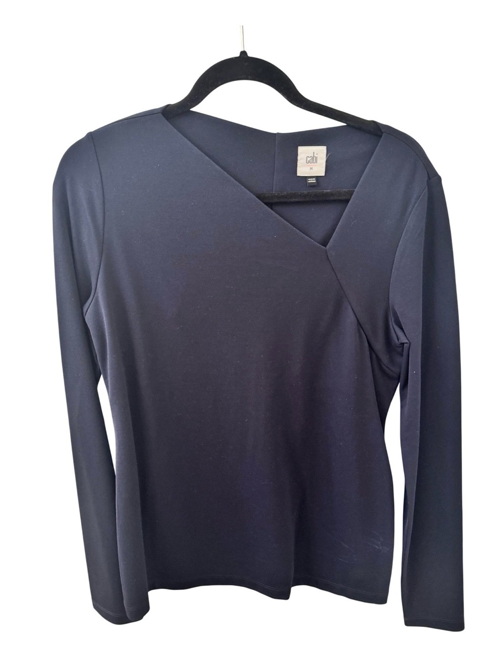 CAbi Wrap-Detail Long Sleeve Top